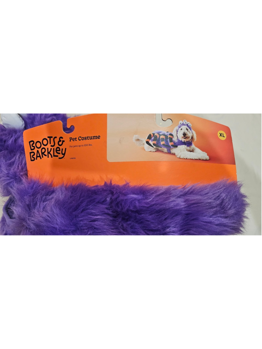 Boots & Barkley Dog Pet Costume Purple Orange Monster Spider Size XL